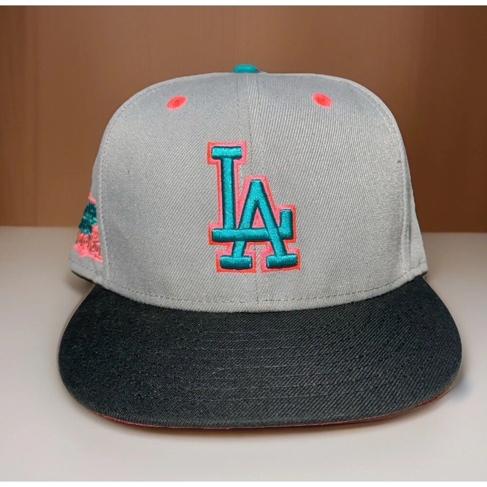 Los Angeles Dodgers Hat MLB New Era 59FIFTY 1981 Fitted Cap Gray Size 7 1/4